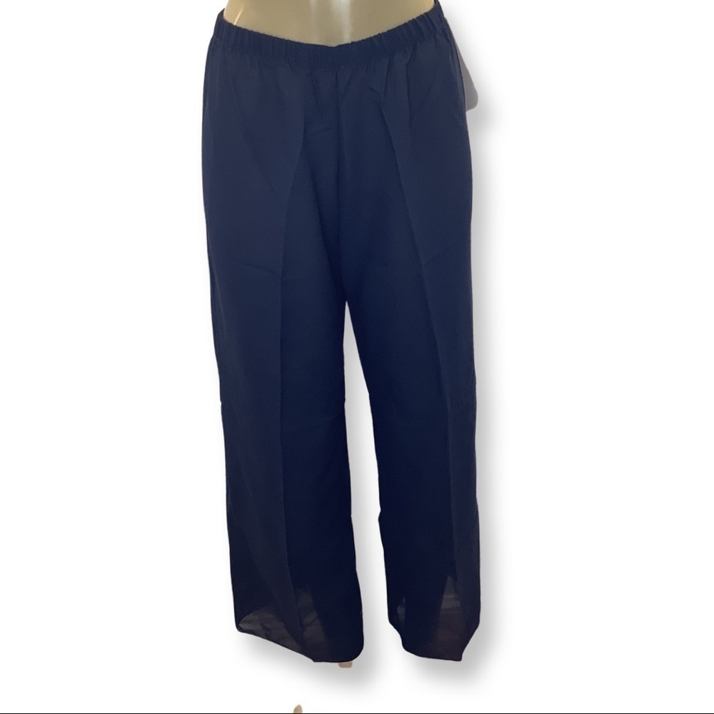 Zuliana Made in USA Blue Sheer Pants Size 2X New With Tags